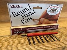 William Mitchell’s Pens Rexel Round Hand Pens With Nine Nibs And Pen Holder