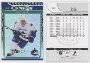 2009-10 O-Pee-Chee Foil Rainbow Sami Salo #265