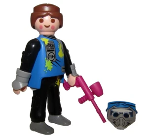 Playmobil Paintball Spielerin Frau mit Lackierpistole - C13 - Bild 1 von 4
