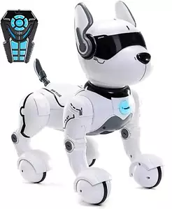 Interactive Smart Robot Dog Programmable with Voice and Touch Control White - Picture 1 of 12