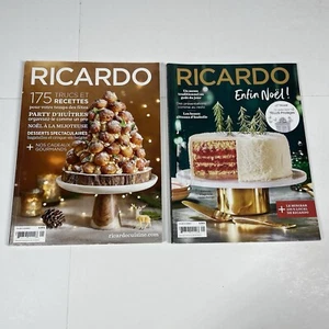 Paquete de 2 unidades Ricardo Magazine Noël Menu Temps des fêtes Recettes Vol 14 y 19 - Imagen 1 de 6