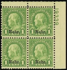 669, Mint F/VF NH 1¢ Plate Block of Four - Stuart Katz - Picture 1 of 1