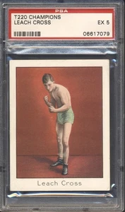 1910 T220 Champions Boxing Leach Cross PSA 5 EX - Picture 1 of 2