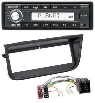 Continental MP3 AUX USB DAB 1DIN Autoradio für Peugeot 406 - Bild 1 von 4
