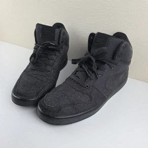 Scarpe da ginnastica Nike Court Borough Mid da uomo taglia 10,5 grigio nero denim 844884-001 - Foto 1 di 10