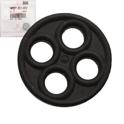 Joint d'origine du robinet de carburant à 4 trous pour Honda CB SL XL Z - Photo 1/3