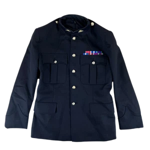 British Army Jacket No 1 Dress Black Blues Adjutant Generals Corps Large 176/112 - Picture 1 of 9