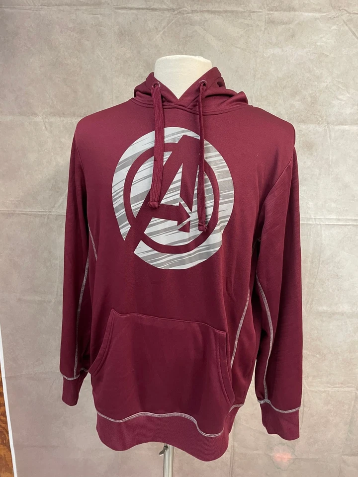 AVENGERS "Age of Ultron" - Vinous Hoodie Pullover Men's Size L (42/44) - Image 1 of 4