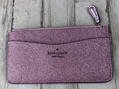 Kate Spade Pink Glimmer Boxed Large Slim Cardholder - Image 1 of 4