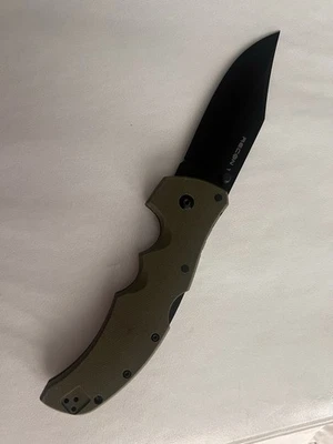 Cold Steel Recon 1 Clip Point OD Verde G10 Hoja Negra Foto 1 de 4