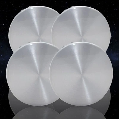 Tapas centrales de aluminio cepillado Auto Reflections de 3,25" para GMC Yukon 2015-2020 Foto 1 de 2