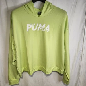 Puma Damen 3X grün sportlich Workout Hoodie Pullover Sweatshirt Activewear - Bild 1 von 9