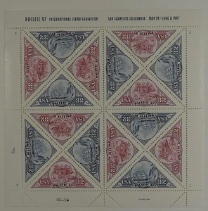 US SCOTT 3130 - 3131 PANE OF PACIFIC 97 32 CENTS FACE MNH - Picture 1 of 1