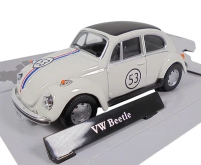 VOLKSWAGEN COCCINELLE BEETLE #53 1/43 Voiture Miniature Cararama 813153 - Photo 1/4