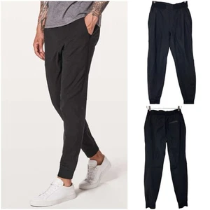 Lululemon Men’s ABC Joggers 31” Black Pants Warpstreme Size Small - Picture 1 of 10
