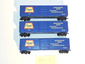 Lot 3. IHC Fischers, 52' Reefers x 3. Excellent, As New cond. HO Scale. No Boxes - Picture 1 of 11