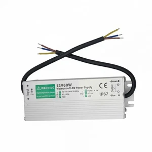 12V 60W Trafo für LED Leuchten Wasserdicht Elektronisch LED Treiber Netzteil - Bild 1 von 13