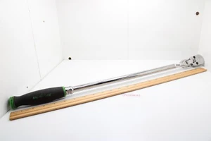 Snap-On SHLF80A 25" Long 1/2" Drive GREEN Handled Dual 80 Tech Flex Head Ratchet - Imagen 1 de 18