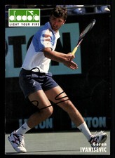Goran Ivanisevic Autograph Card Original Signed Tennis + G 39431