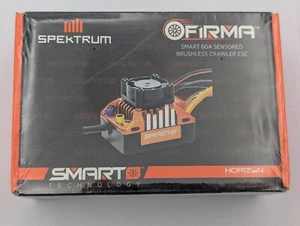 Spektrum Accessories Firma 60A Sensored BL Smart Crawler ESC SPMXSE1060 Car NEW - Picture 1 of 4
