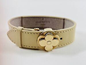 Louis Vuitton Leather Gold Fashion Bracelets for sale | eBay