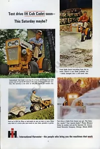 1965 International Harvester Traktoren Mäher DRUCK AD einzigartige Geschenkidee (1770) - Bild 1 von 1