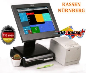 12" Kasse für RESTAURANT CAFE KANTINE BIERGARTEN PIZZERIA BAR mit Mietlizenz - Bild 1 von 8