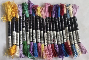 21 threads ANCHOR MARLITT Rayon stranded embroidery floss. 10m, mixed colours - Picture 1 of 1