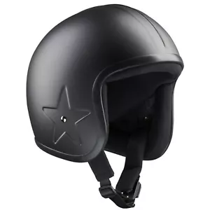 Bandit Jethelm Sky 3 Fiberglas Motorradhelm schwarz extrem leicht Sternmotive - Bild 1 von 7