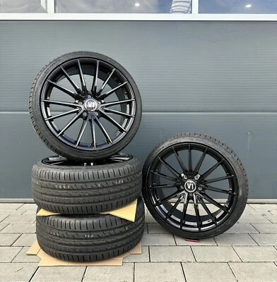 19 Zoll Sommer Kompletträder Nexen V2 Wheels schwarz für Mercedes C Klasse w205 - Bild 1 von 4