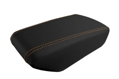 Tapa de consola de PVC para Nissan Máxima 2016-2021 con puntada naranja Foto 1 de 4