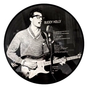 BUDDY HOLLY, 12" Picture Disc, ROCK AROUND WITH OLLIE VEE/READY TEDDY - Picture 1 of 3