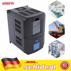 4000W Neu 5HP 4KW VFD Frequenzumrichter Variable Frequency Drive Inverter 220V - Bild 1 von 12
