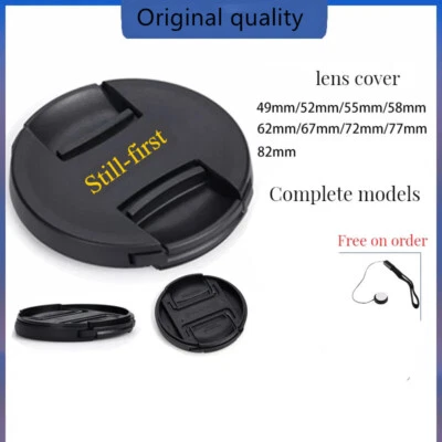 New 43mm 49mm 52mm 55mm 58mm 62mm 67 72 77 82mm Cap Cover For Canon Camera Lens - Image 1 of 4