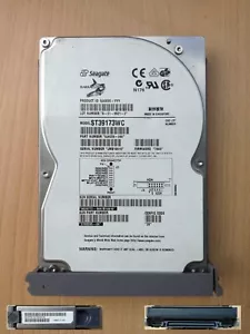 Hot Swap Caddy Sun Microsystems + Seagate ST39173W 9GB SCSI 68 PIN - Foto 1 di 1