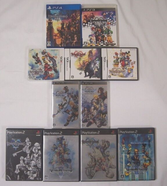 PS2 Lot of 3 Kingdom Hearts 1 2 Final Mix set Playsation2 Japan GAME JP  Import