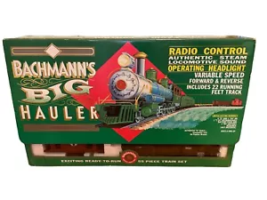 VINTAGE 09-0100 BACHMANN BIG HAULER G SCALE TRAIN STARTER SET RADIO CONTROL NEW - Picture 1 of 10