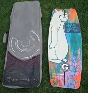 Liquid Force Mod 42 Wakeskate Grind Series With Carry Case Never Used USA Made - Picture 1 of 19