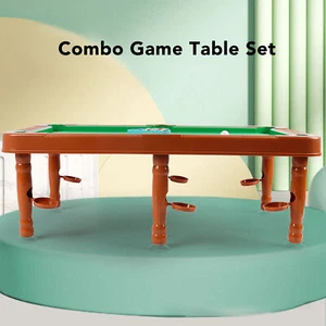 Combo Game Table Set 6 In 1 Multi Game Table For Kids Adults - Picture 1 of 24
