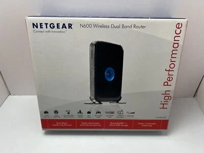 Roteador Wireless N Netgear N600 300 Mbps 4 Portas 10/100 Videogames WNDR3400  - Imagem 1 de 4