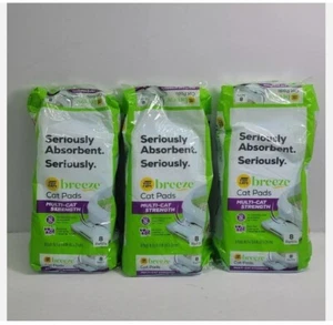Purina Tidy Cats Breeze Multi-Katzenstärke Nachfüllpack 3er Pack = 24 Pads Streu-System - Bild 1 von 3
