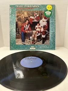 Merle Haggard – Merle Haggard's Christmas Present - Vinyl Record Lp - Picture 1 of 2