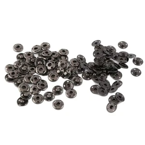 50 Sets Snaps Buttons Sew On Metal Snaps Fasteners Press Studs Buttons 15mm - Picture 1 of 6