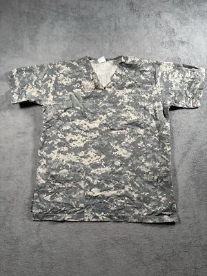 Nurse Joe Camo Scrub Top Uniform Medium Tiger Stripe Digital ACU V Neck BDU - Image 1 of 4