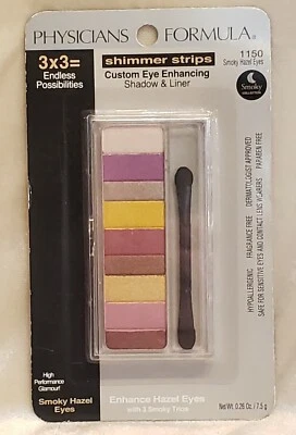 PHYSICIANS FORMULA Shimmer Strips 1150 SMOKY HAZEL EYES Shadow Liner 0.26 oz NIP - Image 1 of 3