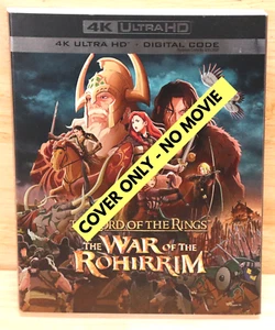 Lord of the Rings: War of the Rohirrim (2024) 4K Slipcover (NO MOVIE DISCS) - Picture 1 of 5