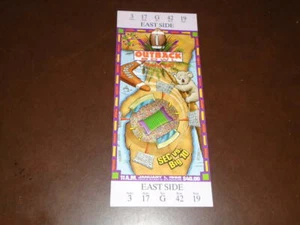 1998 OUTBACK BOWL FOOTBALL FULL TICKET GEORGIA VS WISCONSIN NEAR MINT - Picture 1 of 2