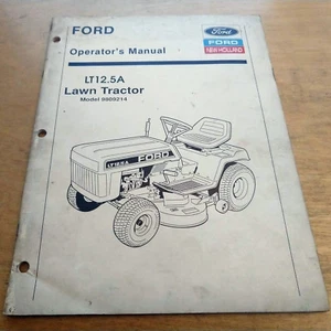 Ford LT12.5A Lawn Tractor Operators Manual Garden Mower 9809214 - Picture 1 of 1