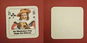 Wicküler Kreuz Bube Brauerei Bierdeckel Coaster Beermat - Picture 1 of 1