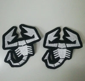 2x PATCH TOPPA SCORPIONE TERMOADESIVO EMBROIDERY 5*5 - Bild 1 von 1
